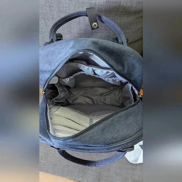 Best Diaper Backpack for Parents on the Go Navy Blue BabbleRoo Original - Picture 10 of 11
